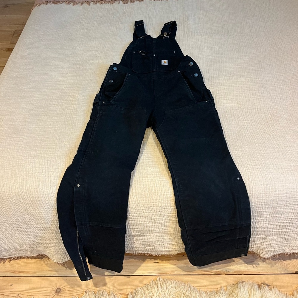 Quilted Carhartt overalls